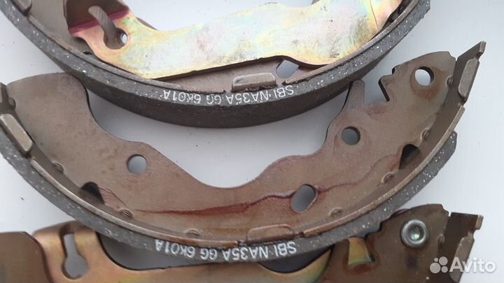 Колодки тормозные барабанные задние hyundai
