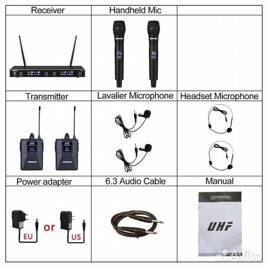 Радиосистема FreeBoss FB-U400H2 BandB