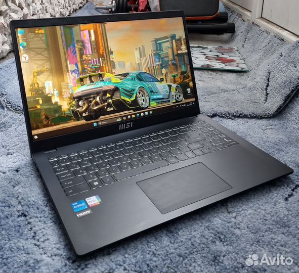 Мощный ноутбук MSI 10-ядер/8озу/256ssd