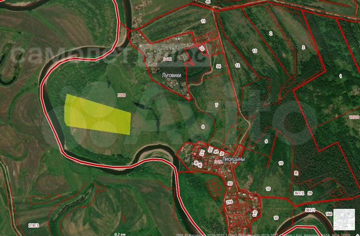 Участок 9,73 га (СНТ, ДНП)