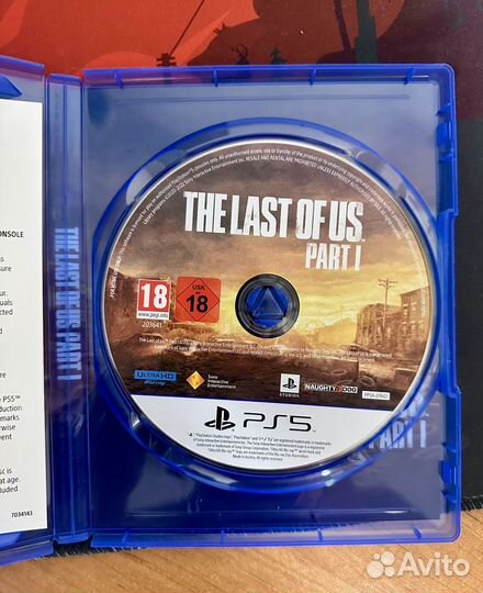 The Last of us part 1 ps 5 диск