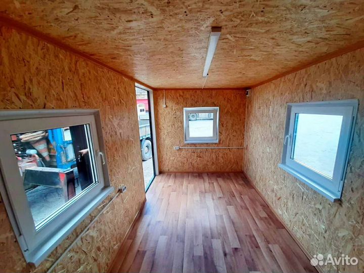 Бытовка деревянная 2.4 х 9