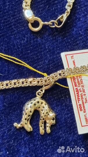 Золотой кулон подвеска 585