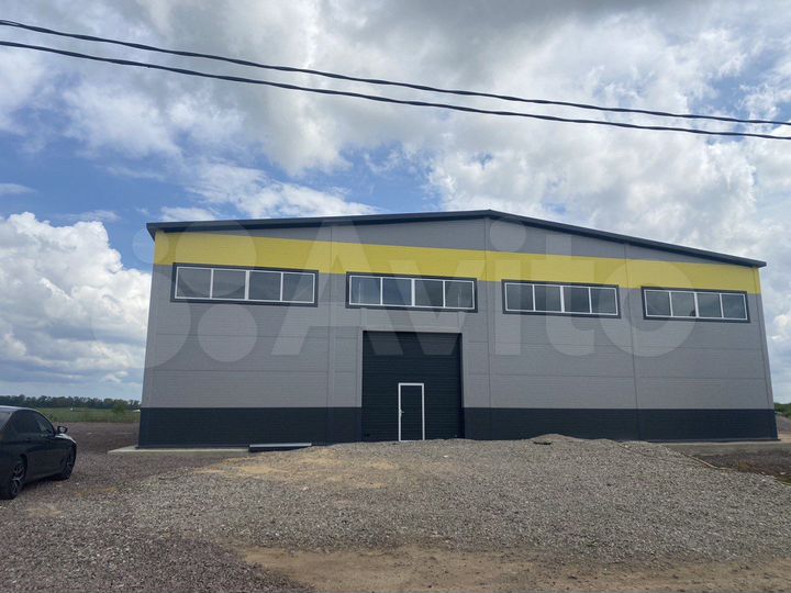 1440м² теплый склад с кран-балкой