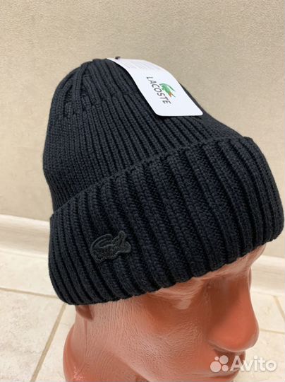 Шапка мужская Lacoste зимняя
