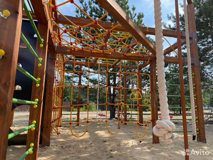 Детский спортивный комплекс (Крашенная)