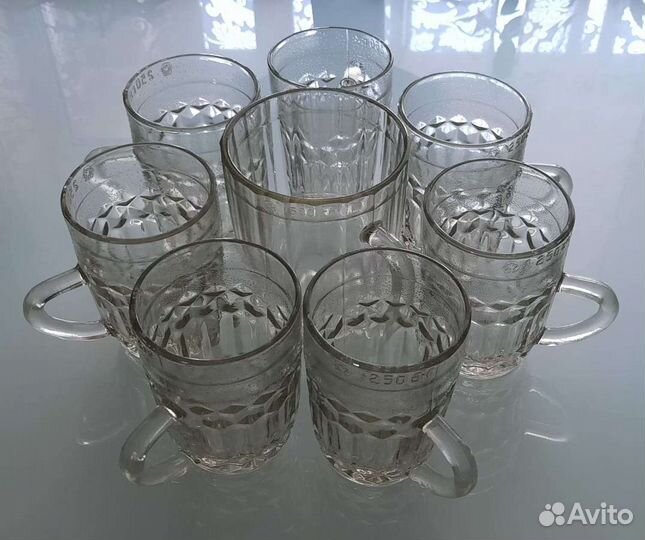 Кружки пивные СССР 0,5 и 0,25 Серп и молот