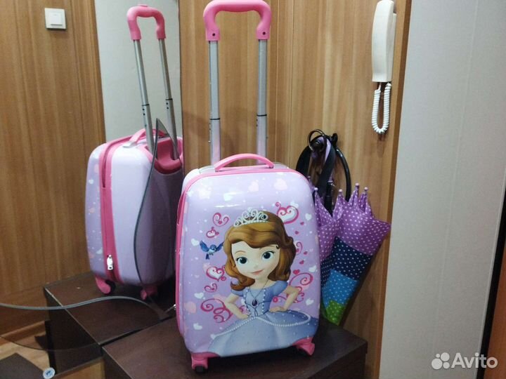 Детский чемодан на колесиках бу
