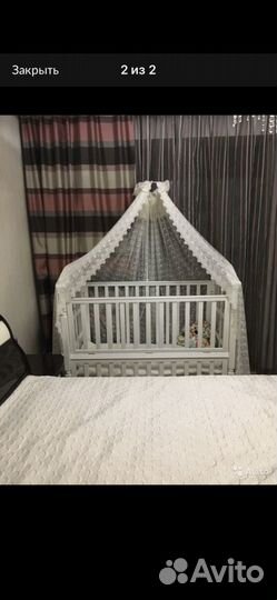 Комплект бортики с балдахином