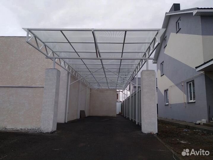 Металлический навес