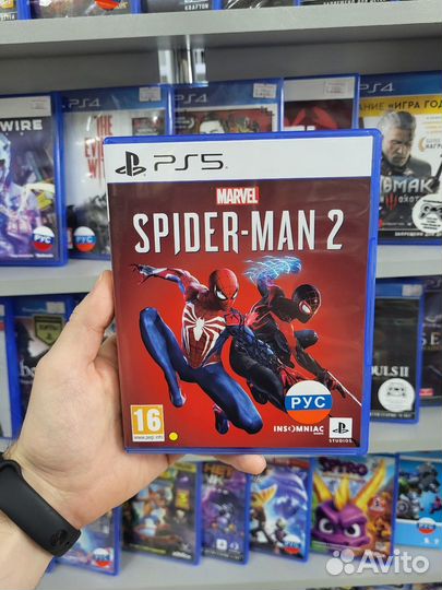 Человек Паук 2 PS5 RUS Spider Man 2 диск озвучка