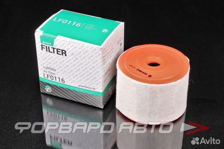 Фильтр воздушный LF0116 green filter Германия