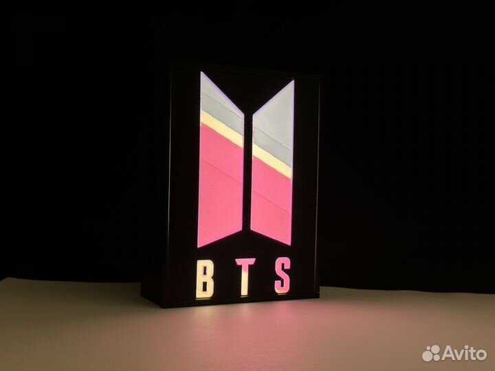 Лампа/ ночник/ лайтбокс BTS