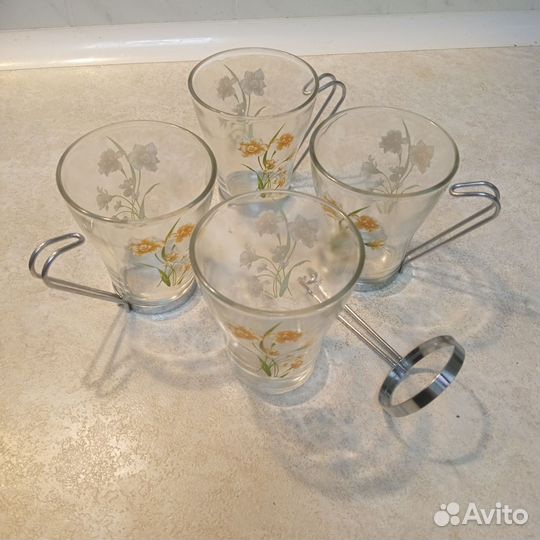 Стакан с подстаканником