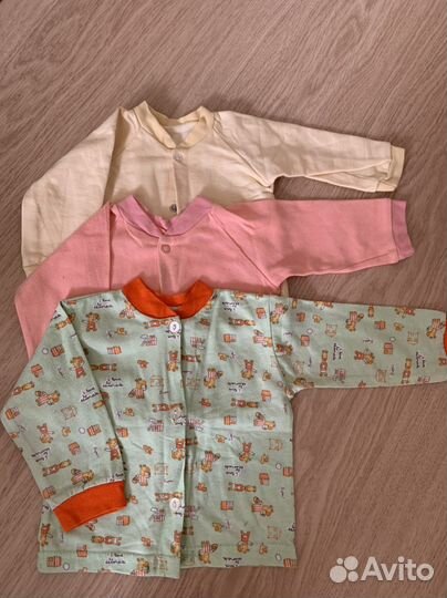 Детские вещи пакетом от 0 до года для девочки