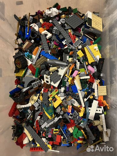 Lego ninjago city россыпью в ящике