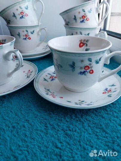Сервиз чайный. Чайная пара за 6шт. Англия Lenardi