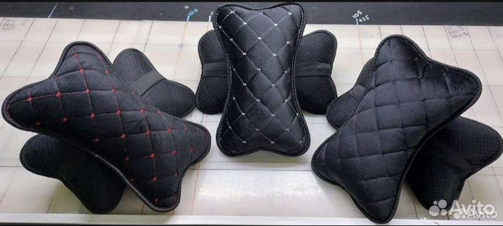 Подушки в автомобиль из велюра