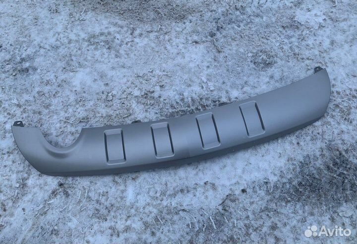 Накладка заднего бампера Antara (под одну трубу)