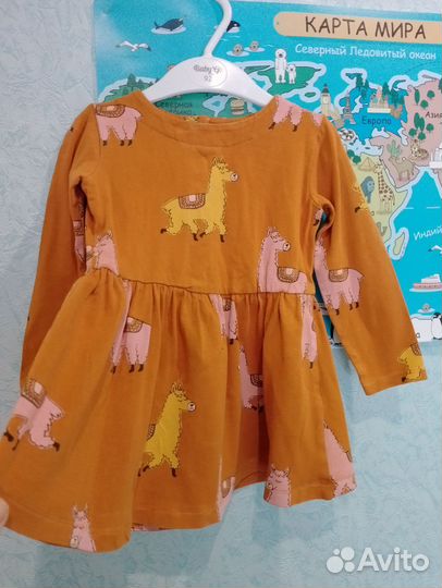 Платье для девочки 92