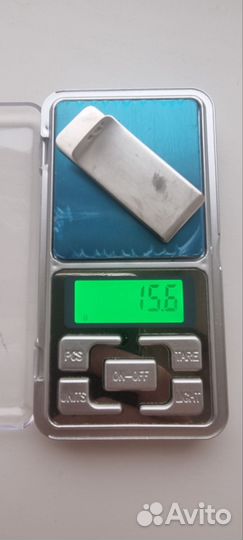 Зажим для денег, для купюр серебро Северная чернь