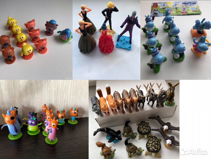 Chupa chups kinder natoons бегемоты три кота