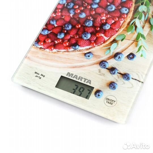 Весы с термометром marta ягодный пирог