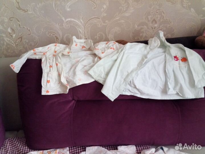 Бортики и одежда для новорожденных 0-12 мес