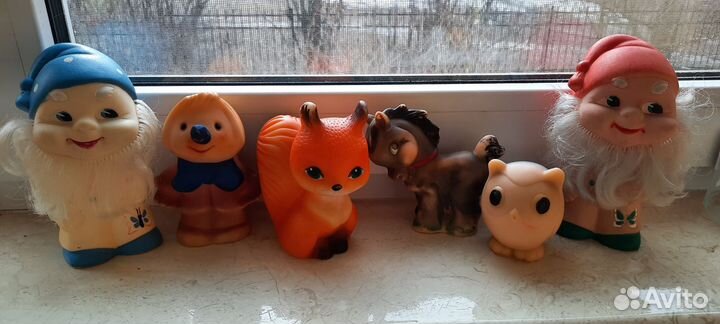 Резиновые игрушки СССР