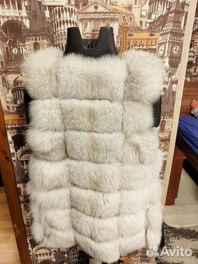 Жилетка меховая женская