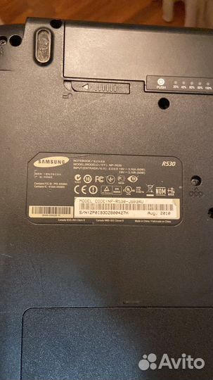 Ноутбук samsung R530