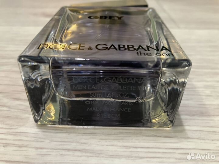 Туалетная вода dolce gabbana gray 50