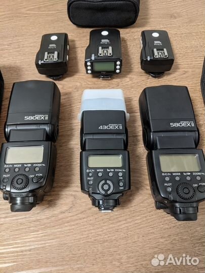 Canon Speedlite 580EX II 430EX II и синхронизаторы