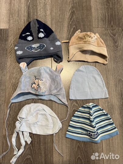 Шапки на мальчика 1-2 лет
