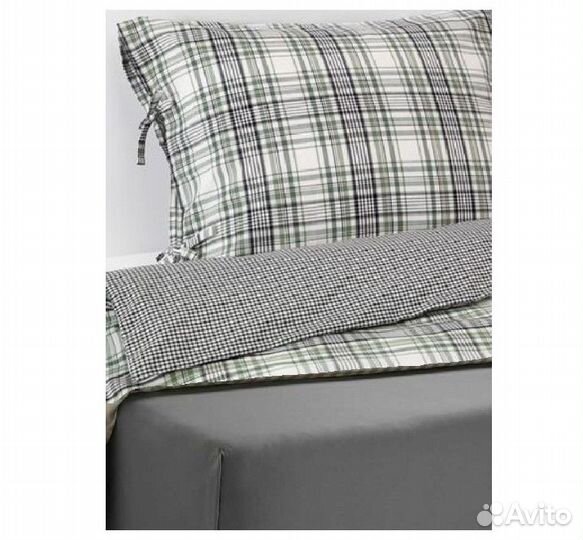 IKEA набор постельного белья с простыней 1,5-сп