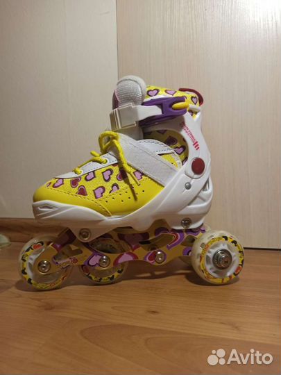Роликовые коньки детские раздвижные