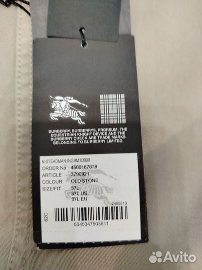 Burberry Brit мужские брюки