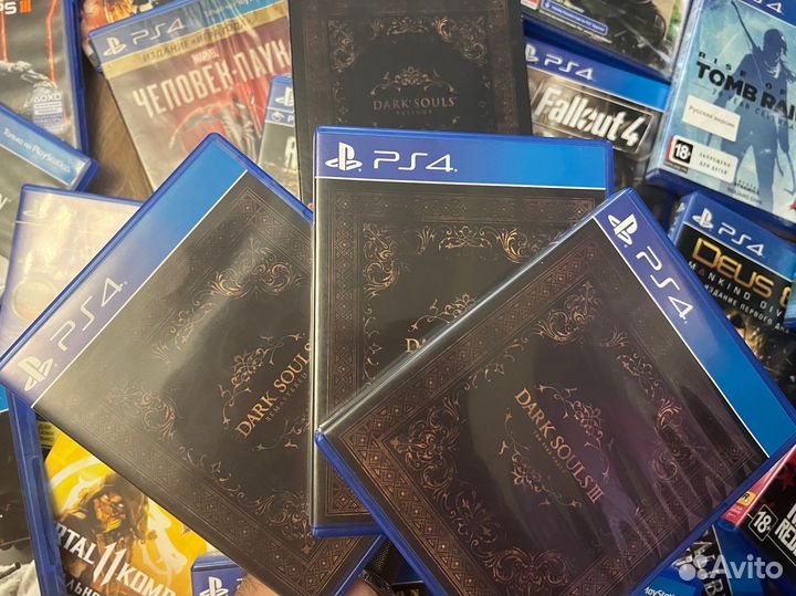 Диск PS4 Dark Souls trilogy
