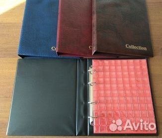 Листы для монет, банкнот + Папки формат Оптима