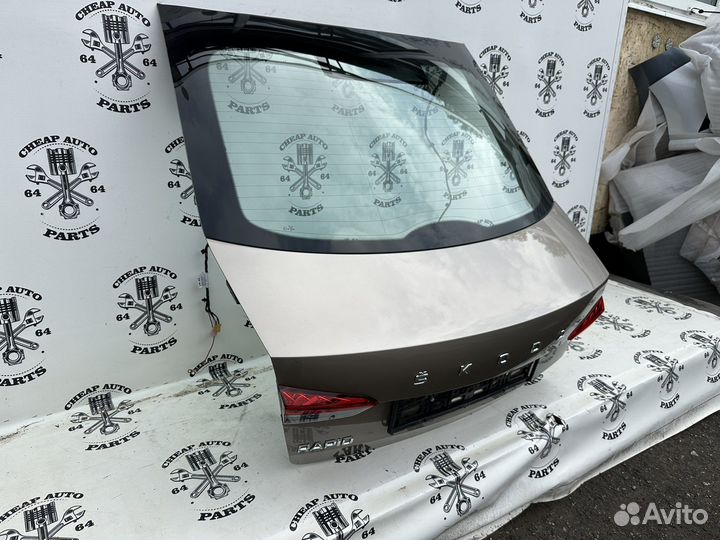 Крышка багажника Skoda Rapid 2 Оригинал в сборе
