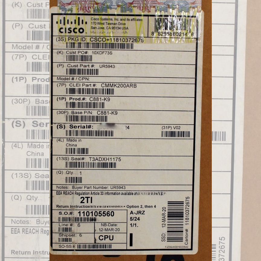 [C881-K9] Маршрутизатор Cisco C881-K9