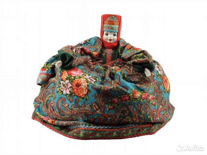 Грелка большая на заварочный чайник, кукла