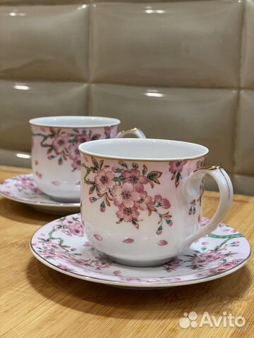 Кофейная пара фарфор