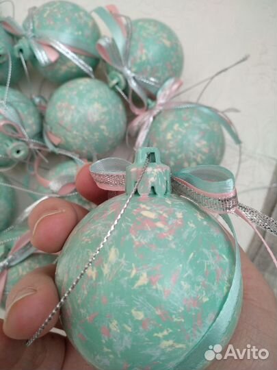 Наборы елочных шариков в мешочках