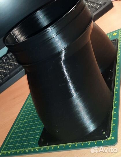 Фланец для asic miner 120x240 выход 140мм