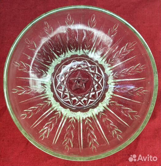 Ваза звезда, колосья агитация СССР