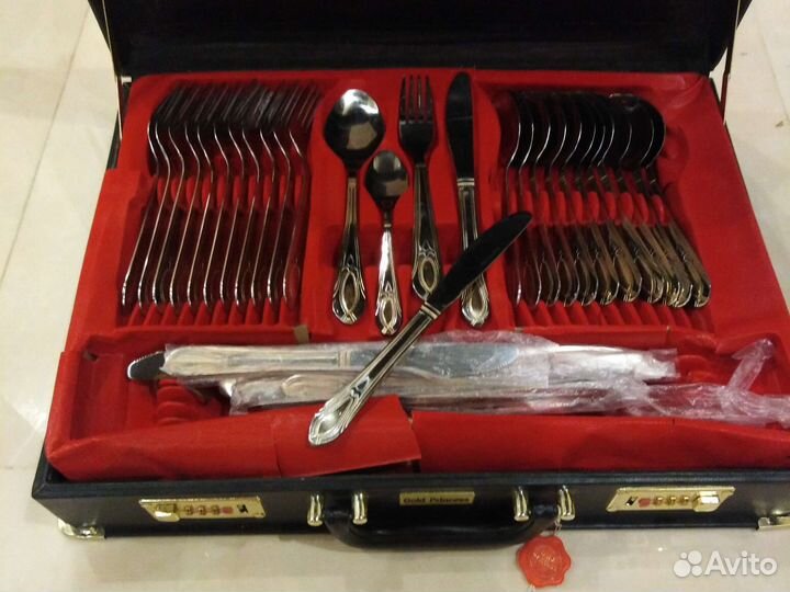 Столовые приборы Gold Princess