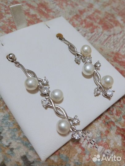 Серебряные серьги ZenZone