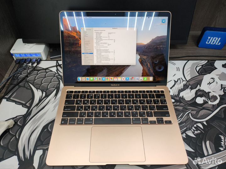 Apple MacBook air 13 2020 m1 256gb На гарантии