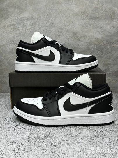 Кроссовки Nike Air Jordan 1 Low Black White